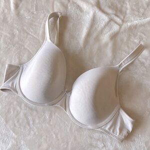 Lane Bryant Cacique Cotton Lightly Lined T-Shirt Underwire Beige Bra 40 C